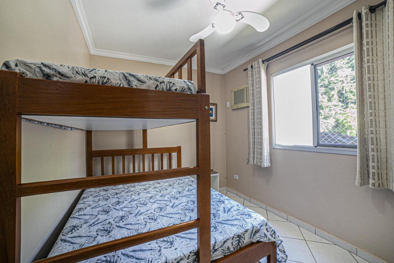 Apto 22E Ar Condicionado E Ventilador, 2 Quartos, Churrasqueira, Elevador E Piscina Ubatuba Esterno foto